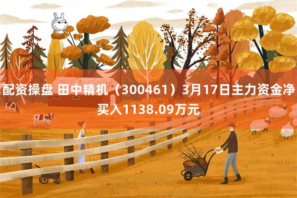 配资操盘 田中精机（300461）3月17日主力资金净买入1